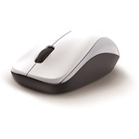 Genius NX-7000 Wireless Mouse, 2.4 GHz with USB Pico Receiver, Adjustable DPI levels up to 1200 DPI, 3 Button with Scroll Wheel, Ambidextrous Design, White