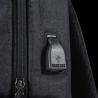 Marvo Scorpion Urbano 20 Black Waterproof 15.6 Inch Laptop Backpack with USB Charging Port (Black)