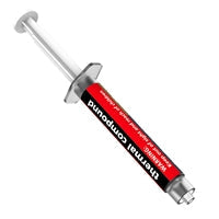 AKASA AK-T565-5G T5 Pro-Grade+ Thermal Compound Syringe, 5g, Grey, Ultra-Performance with Hybrid Silicone & Nano-Diamond Particles, Non-Curing, Non-Electrically Conductive, Includes Spreader & Cleaning Wipes