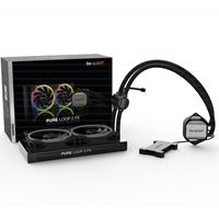 be quiet! Pure Loop 2 FX AiO Liquid CPU Cooler, Universal Socket, 240mm Radiator, 2 x Light Wings 120mm PWM High Speed 2500RPM Addressable RGB Cooling Fan, Addressable RGB LED Pump Head, ARGB PWM Hub Included