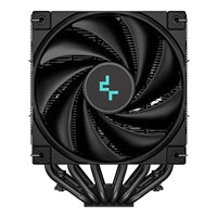 DeepCool AK620 ZERO DARK CPU Cooler, 2x120mm Fan, 1850rpm, 68.99 CFM, PWM, Aluminium Fins, Copper Heatpipes, Intel/AMD
