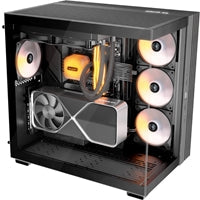 be-quiet! Light Base 600 LX, Black, Midi-Tower ATX Case, Massive ARGB LED Strip, Full Windowed Design, 4x Light Wings LX 120mm PWM fans included