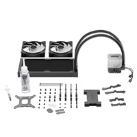 be quiet! Light Loop 240mm Liquid Cooler - High-Performance ARGB All-in-One Water Cooling System with Dual Light Wings LX PWM Fans