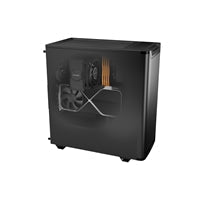 be quiet! Pure Base 501 Airflow Black ATX Mid Tower Case with USB-A, USB-C, 2 x Pure Wings 2 140mm Black PWM Fans, Sleek Front Panel and Airflow Cover