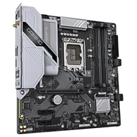 Gigabyte B760M GAMING PLUS WIFI DDR4 Intel 1700 Socket Motherboard, Micro-ATX, 4x DDR4 Slots, 2x M.2 Sockets, Fitted I/O Shield, GbE LAN, Wi-Fi 6, 1x DisplayPort / 1x HDMI Port