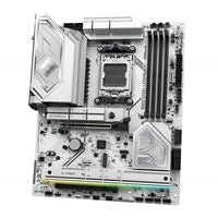 ASRock B850 Steel Legend WiFi AMD AM5 Socket Motherboard, ATX, 4x DDR5 Slots, 4x M.2 Sockets, Fitted I/O Shield, 2.5GbE LAN, Wi-Fi 7, 1x HDMI Port
