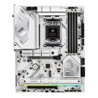 ASRock B850 Steel Legend WiFi AMD AM5 Socket Motherboard, ATX, 4x DDR5 Slots, 4x M.2 Sockets, Fitted I/O Shield, 2.5GbE LAN, Wi-Fi 7, 1x HDMI Port