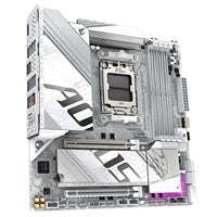 Gigabyte B850M AORUS ELITE WIFI6E ICE AMD AM5 Socket Motherboard, Micro-ATX, 4x DDR5 Slots, 2x M.2 Sockets, Fitted I/O Shield, 2.5GbE LAN, Wi-Fi 6E, 1x DisplayPort / 1x HDMI Port
