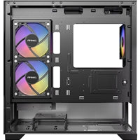 ANTEC CX500M Micro Tower Gaming Case, Black, ARGB, 2 x USB 3.0 / 1 x USB Type-C, Tempered Glass Side Panel, Micro-ATX/ITX