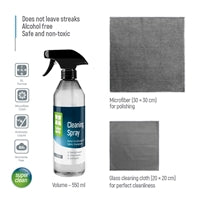 ColorWay Large Electronics Kit Includes 550ml Cleaning Liquid, 1 x Microfiber Cloth & 1 x Glass Cloth