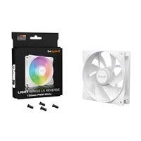 be quiet! Light Wings LX 120mm PWM Reverse, White, ARGB Lighting, High Airflow, 60,000 Hours, 3 year warranty