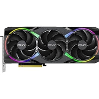 PNY NVIDIA GEFORCE RTX 5080 ARGB EPIC-X RGB OC 16GB, GDDR7 Graphics Card, 10752 Cuda Cores, 2.3GHz Core Clock, Triple Fan, 3 x Display Ports/ 1 x HDMI Port