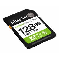 Kingston Canvas Select Plus SDS3/128GB V30 128GB SD Class 10 UHS-I U3 Flash Card