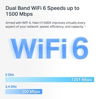 Mercusys Halo H1500X AX1500 Whole Home Mesh Wi-Fi 6 System (3 Pack)