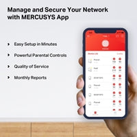 Mercusys Halo H1200G AC1200 Whole Home Mesh Wi-Fi System (3 Pack)