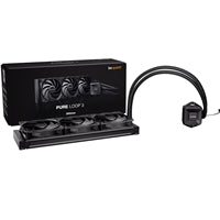 be quiet! Pure Loop 3 Liquid CPU Cooler, Universal Socket, 360mm Radiator, 3 x Pure Wings 3 120mm PWM High Speed, 3-year manufacurer's warranty.