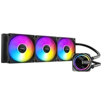 Antec Skeleton 360ARGB Liquid CPU Cooler, Universal Socket, Black, 360mm Radiator, PWM up tp 2000 RPMCooling Fans, Addressable RGB LED Lighting
