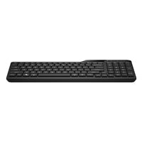 HP 475 Dual-Mode Wireless Keyboard, Bluetooth or 2.4Ghz Wireless, Pair up to 3 Devices, 12 Progammable Keys, Qwerty UK English Layout, Black