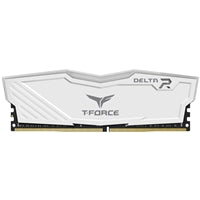 TEAM DELTA 16GB DESKTOP MEMORY, RGB, DDR4, 3200MHZ, CL16, WHITE
