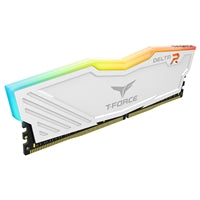 TEAM DELTA 16GB DESKTOP MEMORY, RGB, DDR4, 3200MHZ, CL16, WHITE