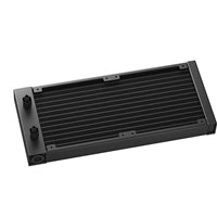 DeepCool LM240 Liquid CPU Cooler with 2.4" IPS Display, 240mm AIO, Dual 120mm ARGB Fans, Anti-Leak Technology, PWM Pump, Intel LGA 1851/1700 & AMD AM5 Compatible, Black