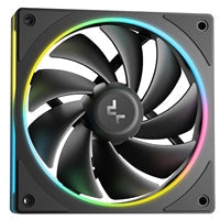 DeepCool LM240 Liquid CPU Cooler with 2.4" IPS Display, 240mm AIO, Dual 120mm ARGB Fans, Anti-Leak Technology, PWM Pump, Intel LGA 1851/1700 & AMD AM5 Compatible, Black