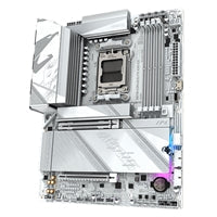 Gigabyte X870 AORUS ELITE X3D ICE AMD AM5 Socket Motherboard, ATX, 4x DDR5 Slots, 4x M.2 Socket, 5GbE LAN, WiFi 7, 1x HDMI Port / 2x USB-C (USB4)