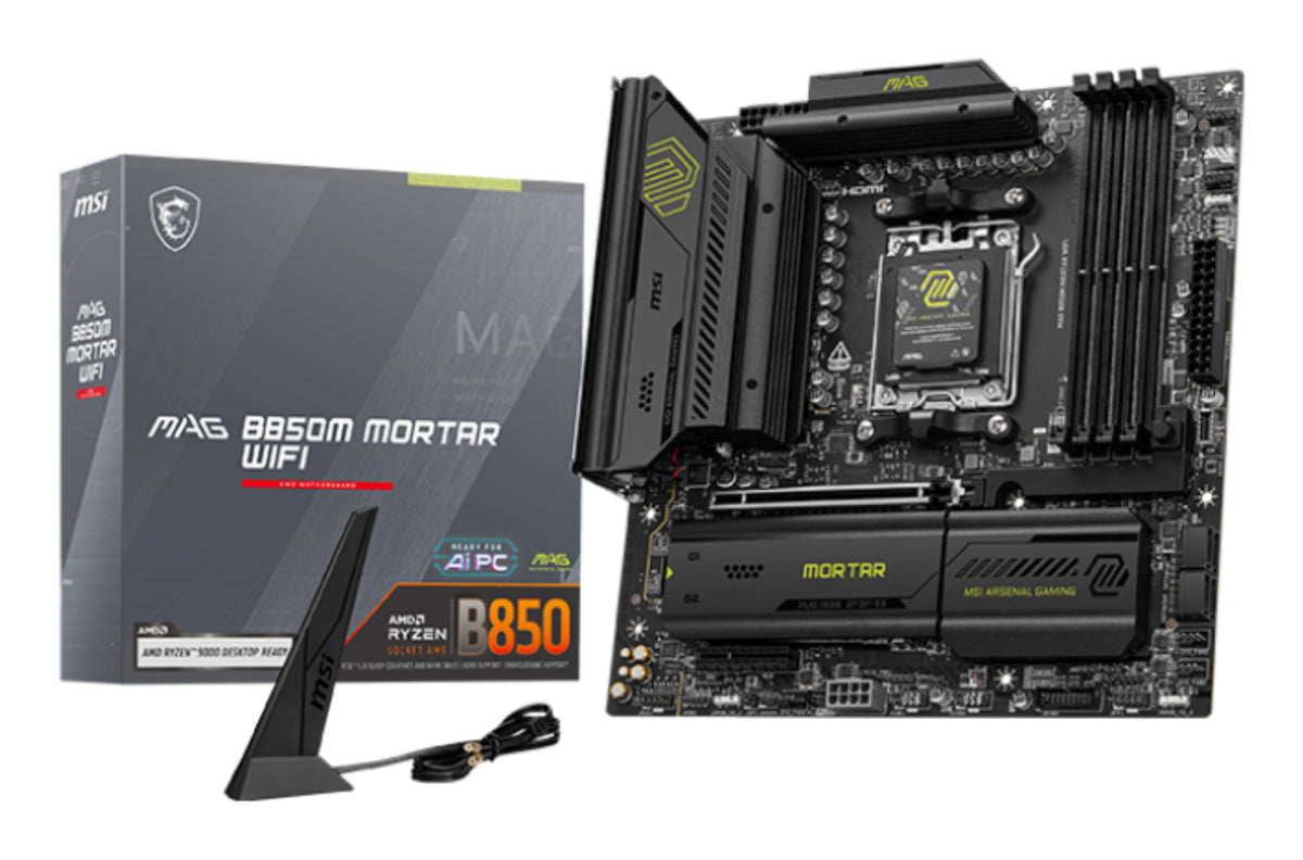 MSI MAG B850M MORTAR WIFI motherboard AMD B850 Socket AM5 micro ATX