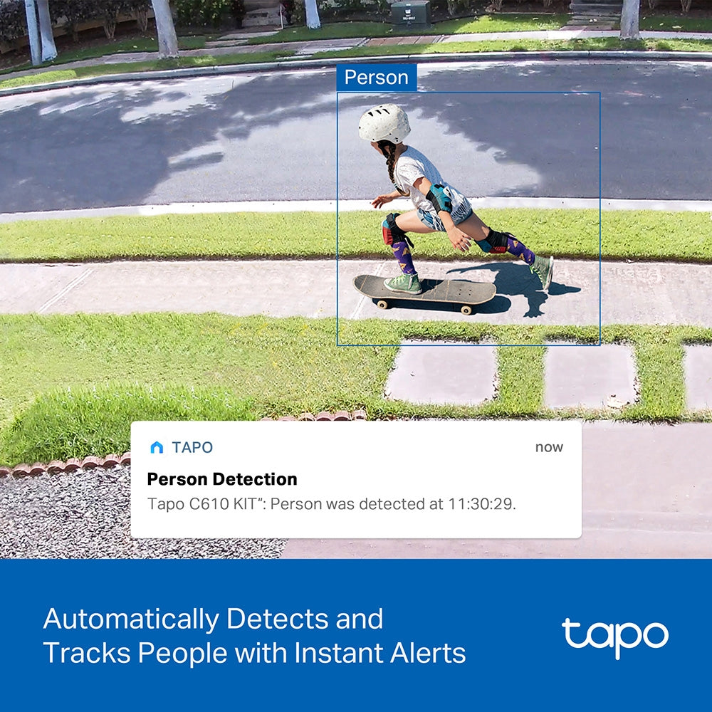 TP-Link Tapo Solar-Powered Pan/Tilt Security Camera Kit