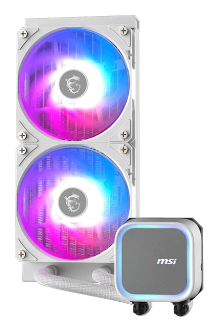 MSI MAG Coreliquid A13 240 WHITE Motherboard, Processor All-in-one liquid cooler 12 cm 1 pc(s)