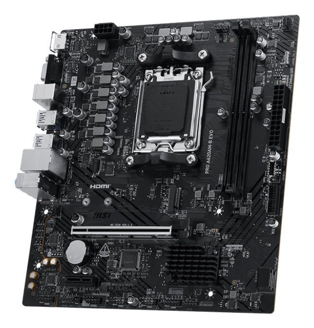 MSI PRO A620AM-B EVO motherboard AMD A620A Socket AM5 micro ATX