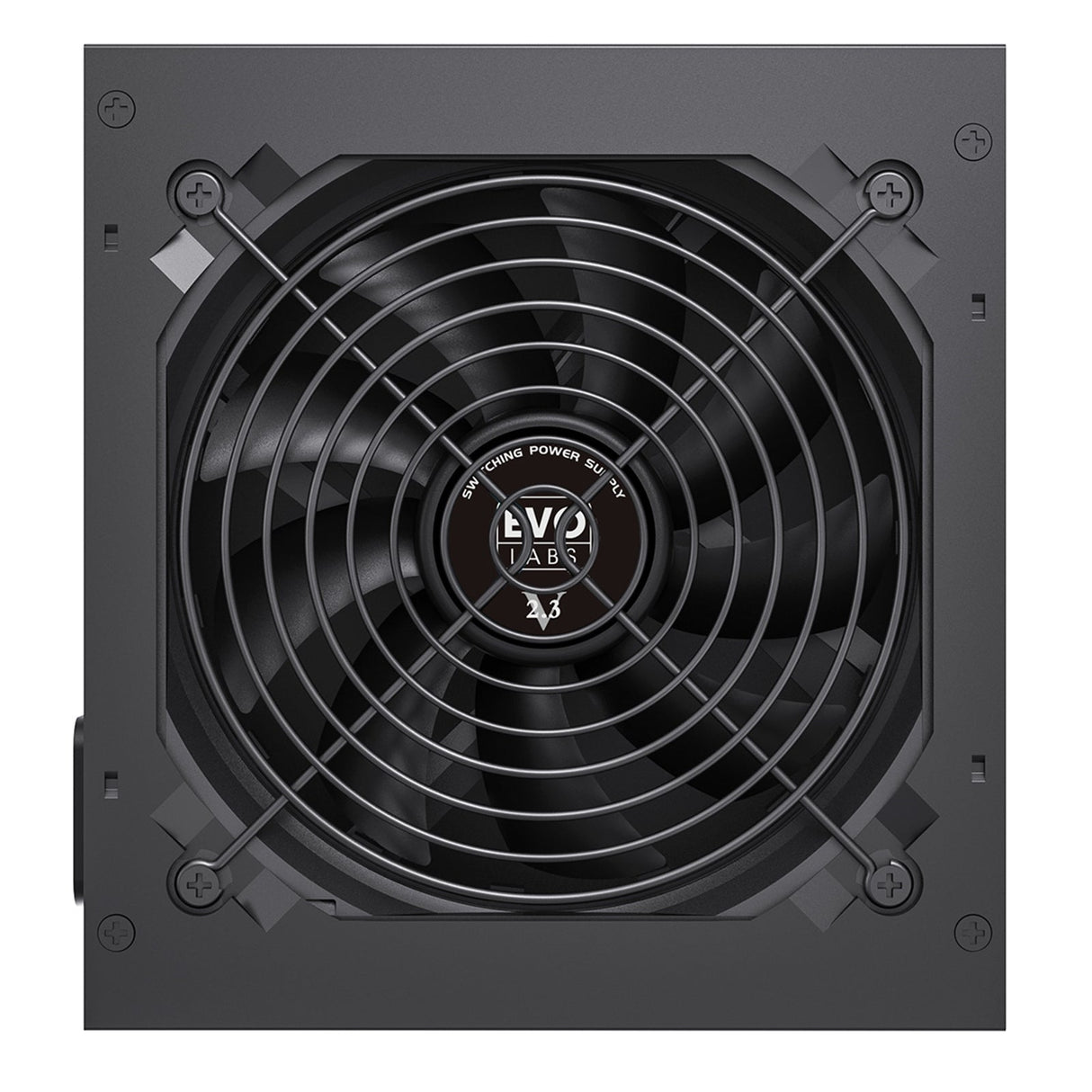 EVO LABS BR600-12BL 600W PSU,120mm Black Silent Fan with Improved Ventilation, Non Modular, High-Efficiency, PFC Certified, CE Compliant, Retail Packaged