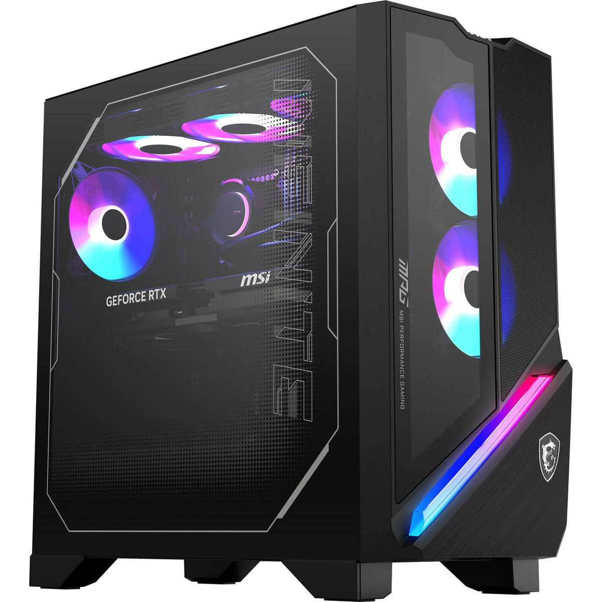 MSI Intel Core Ultra 9 285K (36MB Cache), 64GB DDR5-SDRAM, 1000GB SSD, Intel Graphics, NVIDIA GeForce RTX 5090 (32GB GDDR7), LAN, WLAN, Bluetooth, Windows 11 Home