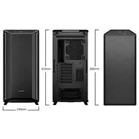 be quiet! Dark Base 701 Full Tower Gaming PC Case, Black, 3 pre-installed Silent Wings 4 140mm PWM high-speed fans, ARGB lighting with integrated ARGB controller, 3-year manufacturer's warranty