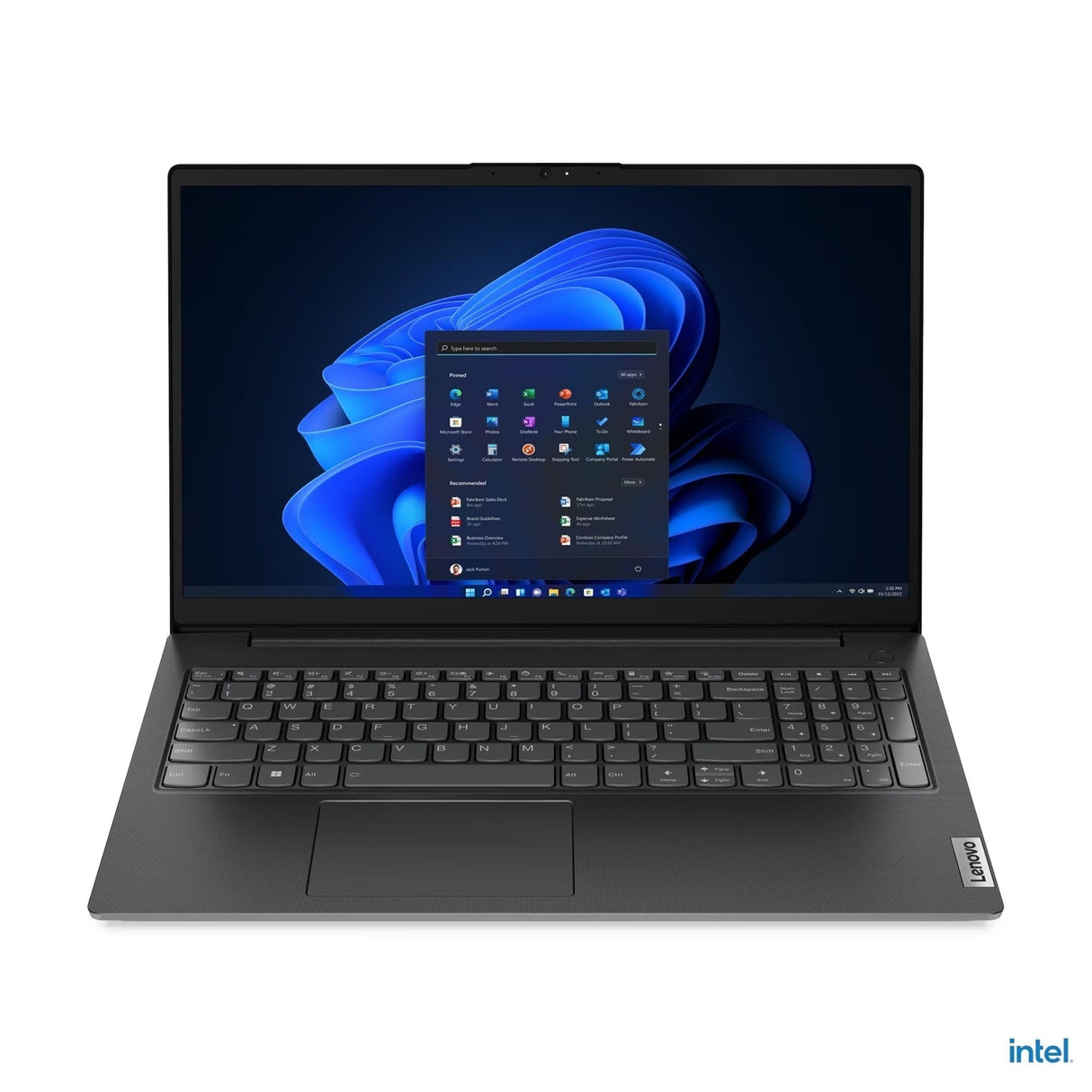 Lenovo V15 G4 83A1012FUK Laptop, 15.6 Inch Full HD Screen, Intel Core i7-13620H 13th Gen Processor, 8GB RAM, 512GB SSD, Windows 11 Pro