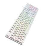 VIDA REBEL 2IN1 WHITE USB DESK KIT keyboard Mouse included Gaming QWERTY UK English