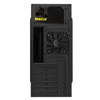 CiT Jet Stream Mid Tower 1 x USB 3.0 / 1 x USB 2.0 Black & Silver Case with 500W PSU