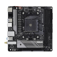ASRock B550M-ITX/ac AMD AM4 Socket Motherboard, Mini-ITX, 2x DDR4 Slots, 1x M.2 Socket, GbE LAN, Wi-Fi 5, 1x DisplayPort / 1x HDMI Port