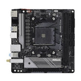 ASRock B550M-ITX/ac AMD AM4 Socket Motherboard, Mini-ITX, 2x DDR4 Slots, 1x M.2 Socket, GbE LAN, Wi-Fi 5, 1x DisplayPort / 1x HDMI Port