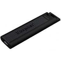 Kingston DTMAX/512GB DataTraveler Max 512GB USB-C USB Drive, USB3.2, Gen2, 1000MB/s, Black, Retail Boxed