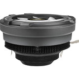 ANTEC T120 Fan CPU Cooler, Universal Socket, 120mm Chromatic Silent RGB Fan, 1500RPM, Massive Black Aluminium Fins for Enhanced Cooling Performance, Designed for Small Form Factor Cases