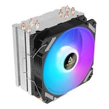 ANTEC A400i Fan CPU Cooler, Universal Socket, 120mm Neon Light Effect Silent RGB PWM Fan, 1800RPM, 4 Direct-Touch Copper Heatpipes, Intel LGA 1700 Bracket Included