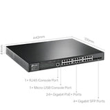 TP-Link JetStream TL-SG3428MP 28-Port Metal Gigabit L2+ Managed Switch with 24-Port PoE+ (384W)