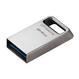 Kingston DTMC3G2/64GB 64GB DataTraveler Micro USB Flash Drive, USB 3.2, Metal Casing, Up to 200MB/s