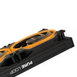 be quiet! Light Wings PWM High Speed Addressable RGB Fan, 140mm, 2200RPM, 4-Pin PWM Fan & 3-Pin ARGB Connectors, Black Frame, Black Blades, ARGB Lighting on Front & Rear