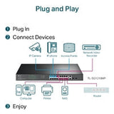 TP-Link TL-SG1218MP 18-Port Metal Gigabit Rackmount PoE Switch with 16 PoE+ (250W)