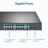 TP-Link TL-SG1218MP 18-Port Metal Gigabit Rackmount PoE Switch with 16 PoE+ (250W)
