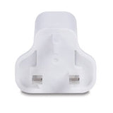 LINDY 73425 30W USB Type A & C Charger UK Plug, 3A, Power Delivery 3.0 + PPS, 2 Output Connectors (USB, 24 pin USB-C), White