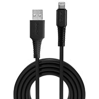 Lindy 31319 0.5m USB-A (M) 2.0 To Lightening (M) MFi Certified 480Mbps Cable - Black