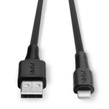 Lindy 31319 0.5m USB-A (M) 2.0 To Lightening (M) MFi Certified 480Mbps Cable - Black